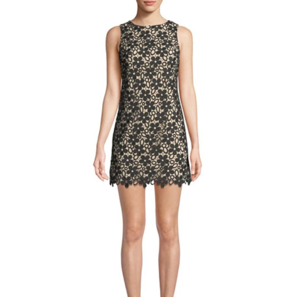 Alice & Olivia Clyde Floral Lace Sheath size 4